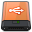 Orange USB W Icon 32x32 png